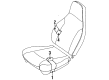 2000 Chevy Metro Seat Cushion Pad Diagram - 91171519