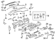 Pontiac Dash Panel Vent Portion Covers Diagram - 25692989