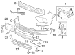 2023 Chevy Blazer Bumper Diagram - 42744940