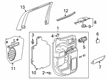 GMC Weather Strip Diagram - 84362007