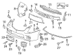 2014 Cadillac CTS Bumper Diagram - 25947966