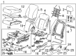 2012 Chevy Cruze Seat Cushion Pad Diagram - 95459511