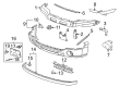 GMC Sierra 2500 HD Bumper Diagram - 12335963