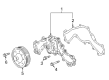 Chevy Colorado Water Pump Pulley Diagram - 12655061