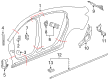 Buick Regal Door Seal Diagram - 13333142