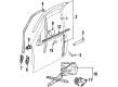 Cadillac Catera Door Seal Diagram - 24421111