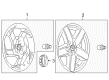Pontiac G5 Wheel Cover Diagram - 20835338