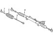 Cadillac STS Power Steering Hose Diagram - 19206606