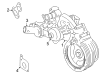 Chevy Corvette Water Pump Gasket Diagram - 12559648