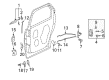 Cadillac DTS Door Latch Assembly Diagram - 16639125