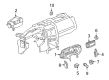 Cadillac XLR Speedometer Diagram - 25899013
