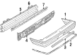 Oldsmobile Cutlass Ciera Bumper Diagram - 22527433