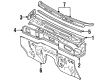 1998 Chevy Tracker Weather Strip Diagram - 30017521