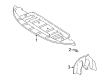 2000 Buick Park Avenue Fender Splash Shield Diagram - 25671200