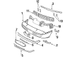 Pontiac Fiero Bumper Diagram - 10055040
