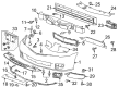 Cadillac XLR Body Mount Hole Plug Diagram - 11589181