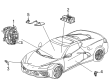 Chevy Corvette Air Bag Clockspring Diagram - 85156407