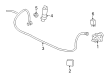 GMC Envoy XUV Washer Pump Diagram - 25796342