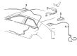 Cadillac CTS Antenna Cable Diagram - 20799662