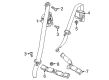 2018 GMC Terrain Seat Belt Diagram - 19355833