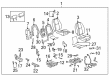 Cadillac Escalade EXT Air Bag Sensor Diagram - 25954737