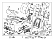 GMC Sierra 1500 Seat Cushion Pad Diagram - 23280953