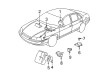 Chevy Monte Carlo Air Bag Sensor Diagram - 10346171