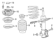 Chevy Camaro Coil Springs Diagram - 84288966