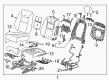 Cadillac XT5 Seat Cushion Pad Diagram - 84613455