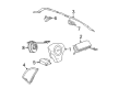 Saturn Aura Air Bag Sensor Diagram - 15141554