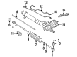 Cadillac DeVille Power Steering Hose Diagram - 26041913