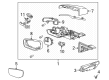 Cadillac CT6 Side View Mirrors Diagram - 84891544