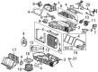 Chevy Corvette Heater Core Diagram - 89019028