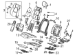 Cadillac CT4 Seat Cushion Pad Diagram - 84715440