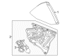 Chevy Camaro Window Regulator Diagram - 22870073