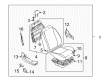 Chevy Seat Cushion Pad Diagram - 96891958