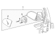 Chevy Venture Side View Mirrors Diagram - 12457581