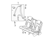 2004 Buick Rendezvous Seat Belt Diagram - 19121667
