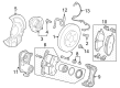 GMC Brake Caliper Bracket Diagram - 13588988