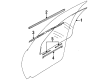 Chevy Metro Door Seal Diagram - 30017884