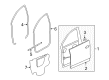 Saturn Door Seal Diagram - 96832692