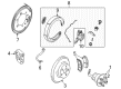 Cadillac XLR Brake Calipers Diagram - 19208044