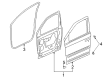 Pontiac Aztek Door Seal Diagram - 10313514
