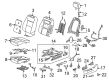 GMC Yukon Seat Cushion Pad Diagram - 85133510