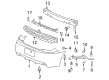 Pontiac G6 Bumper Diagram - 25859707