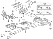 Cadillac Catalytic Converter Diagram - 22882836
