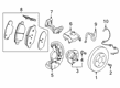 Cadillac Brake Dust Shields Diagram - 84363065