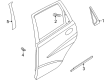 Chevy Aveo5 Door Moldings Diagram - 96585539
