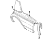1984 Cadillac Fleetwood Door Moldings Diagram - 20318131