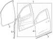 GMC Weather Strip Diagram - 94777471